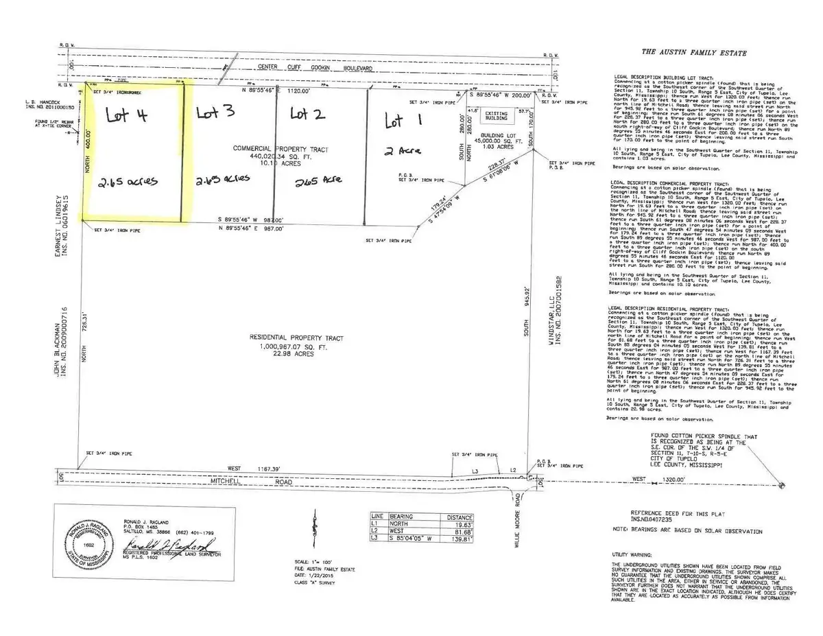 Lot 4 Cliff Gookin Blvd., Tupelo, MS 38801 - #1