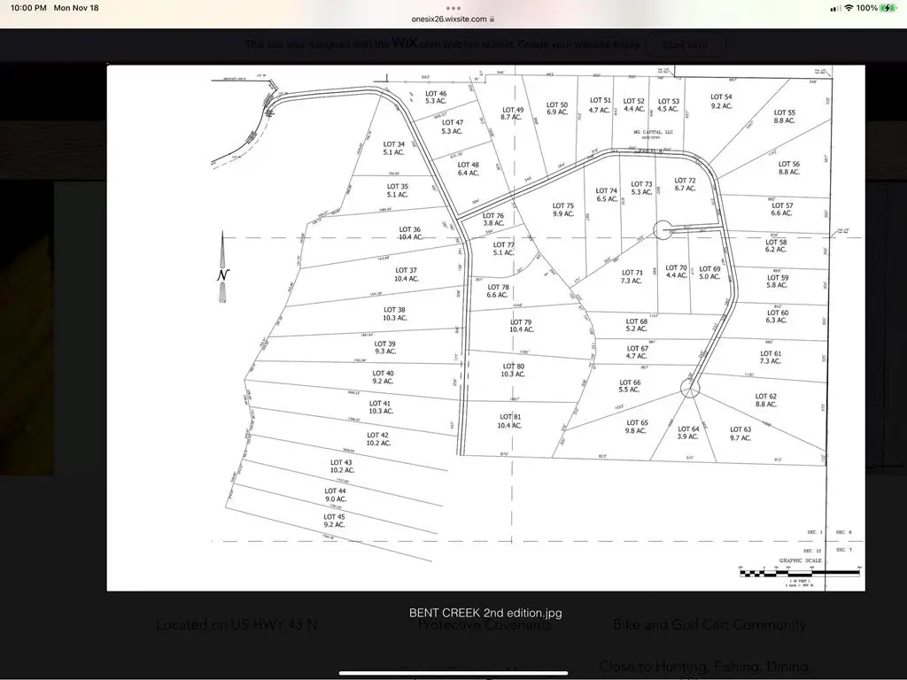 Lot 60 Bent Creek Phase 2, Carriere, MS 39426 - Image #1