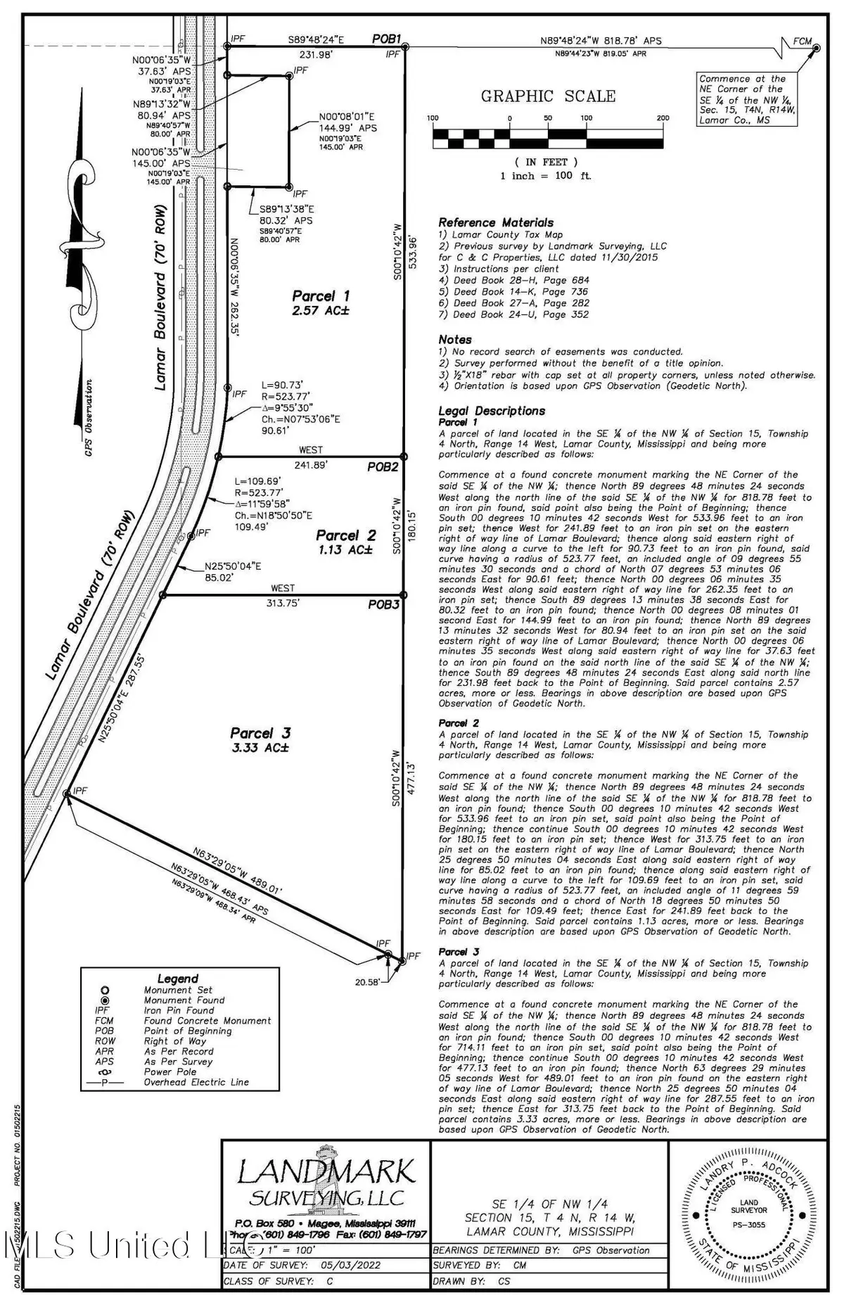 1.13+/- Ac Lamar Boulevard, Hattiesburg, MS 39402 - Image #1