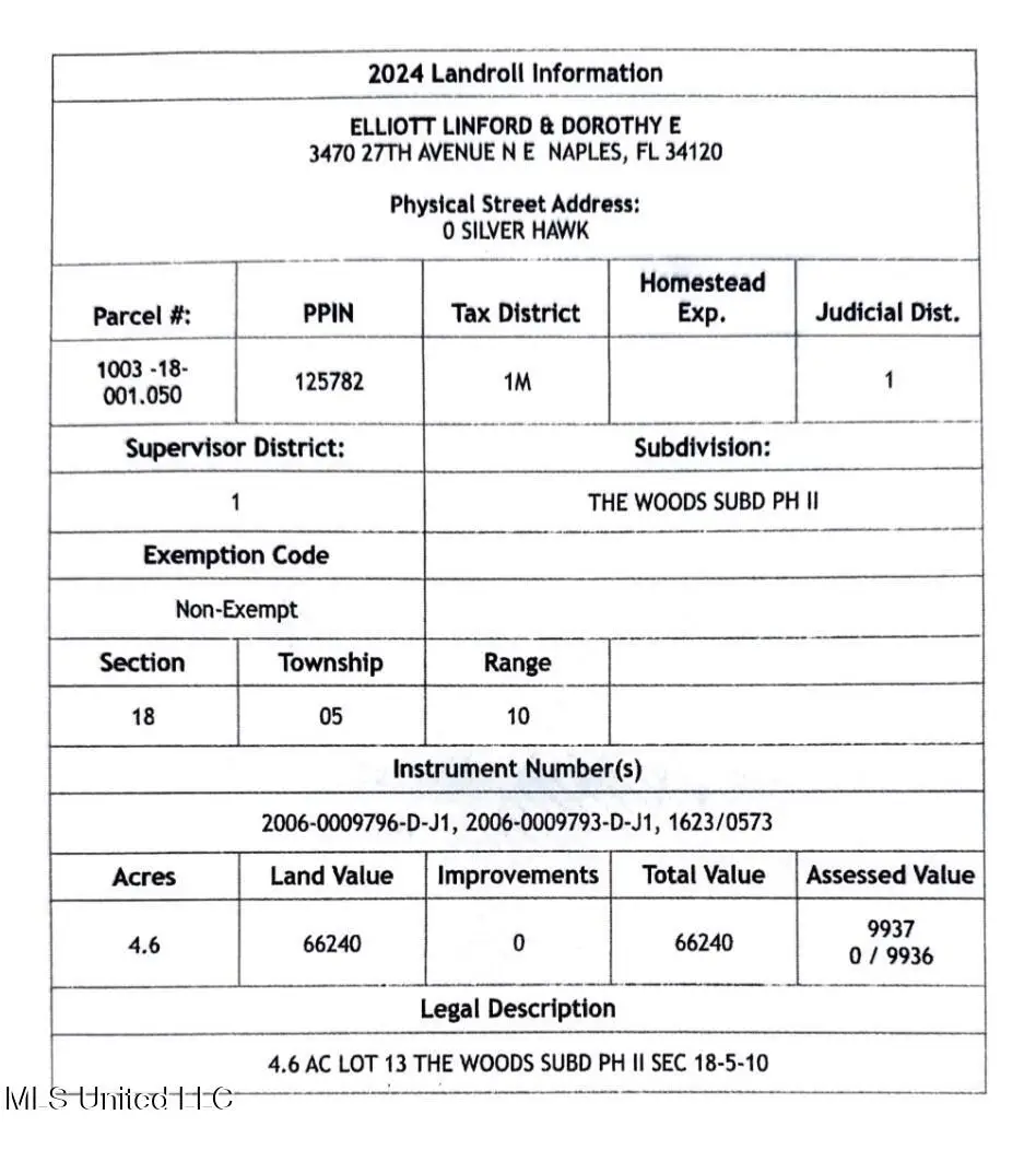 Lot #13 Silver Hawk, Saucier, MS 39574 - Image #1