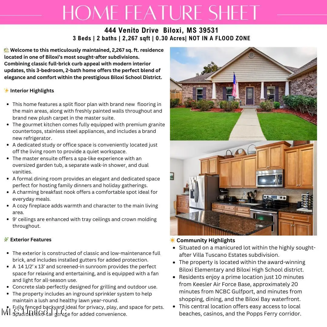 444 Venito Drive, Biloxi, MS 39531 - Image #1