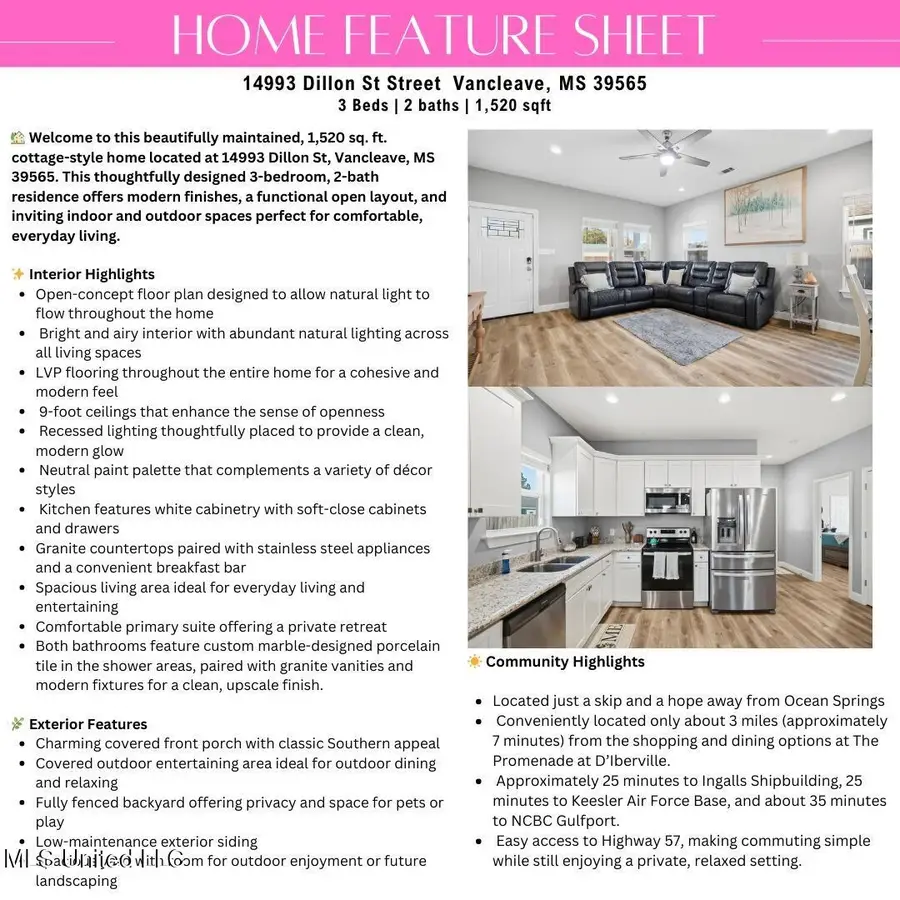 14993 Dillon Street, Vancleave, MS 39565 - Image #2