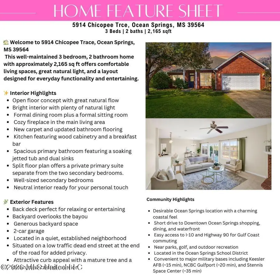 5914 Chicopee Trace, Ocean Springs, MS 39564 - #2