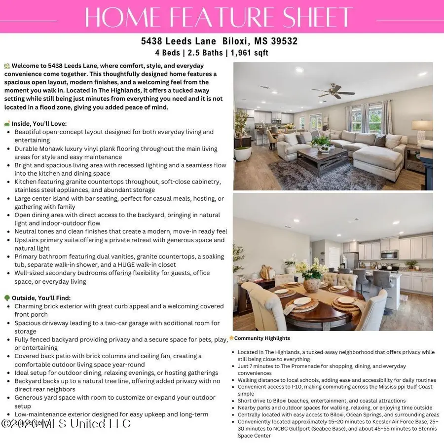 5438 Leeds Lane, Biloxi, MS 39532 - #2