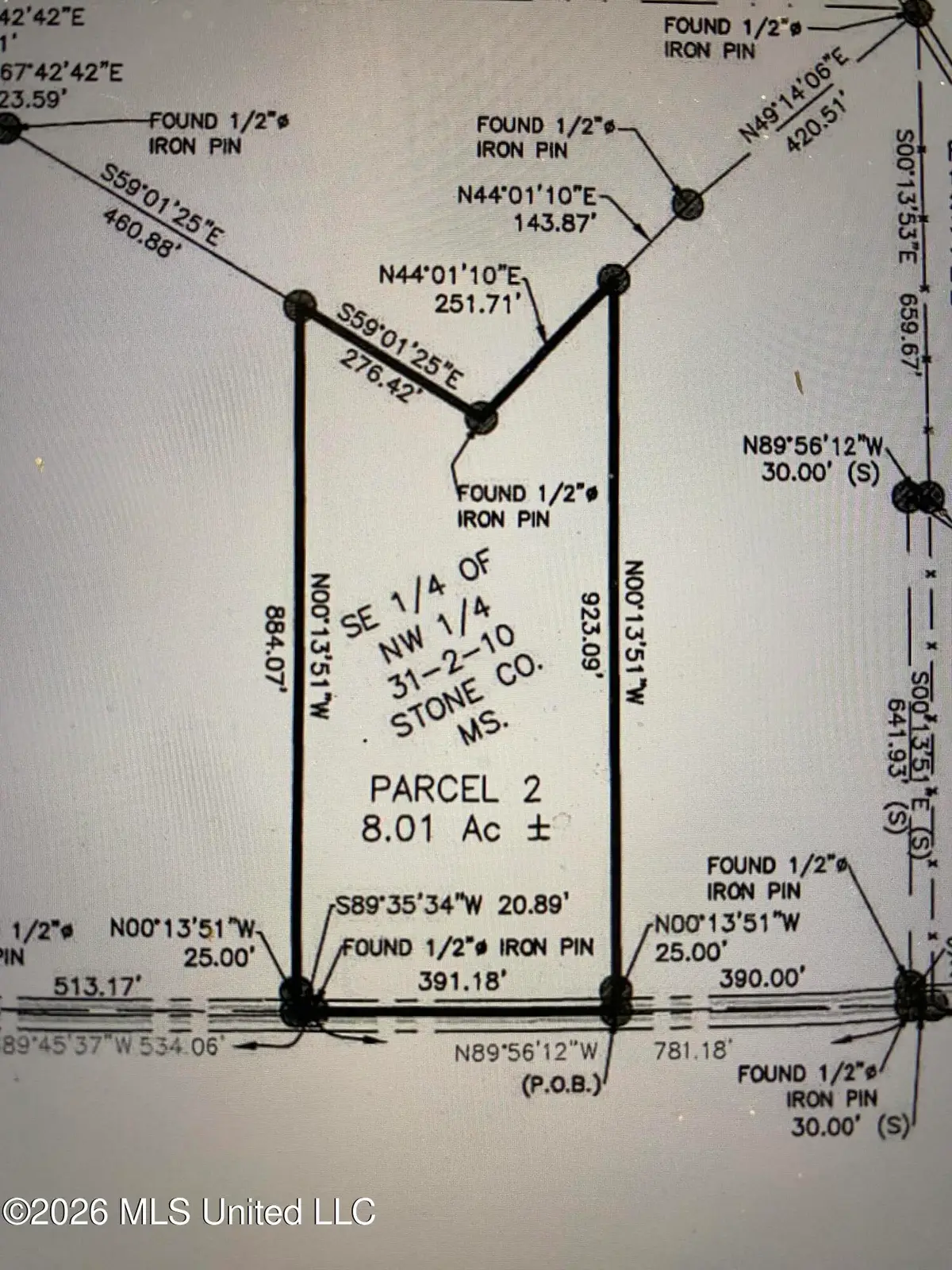 Parcel 2 Cox Road, Wiggins, MS 39577 - #1