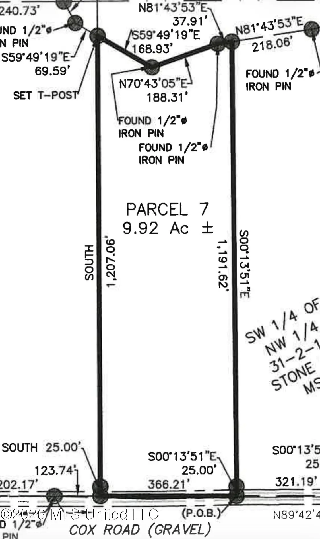 Parcel 7 Cox Road, Wiggins, MS 39577 - #1