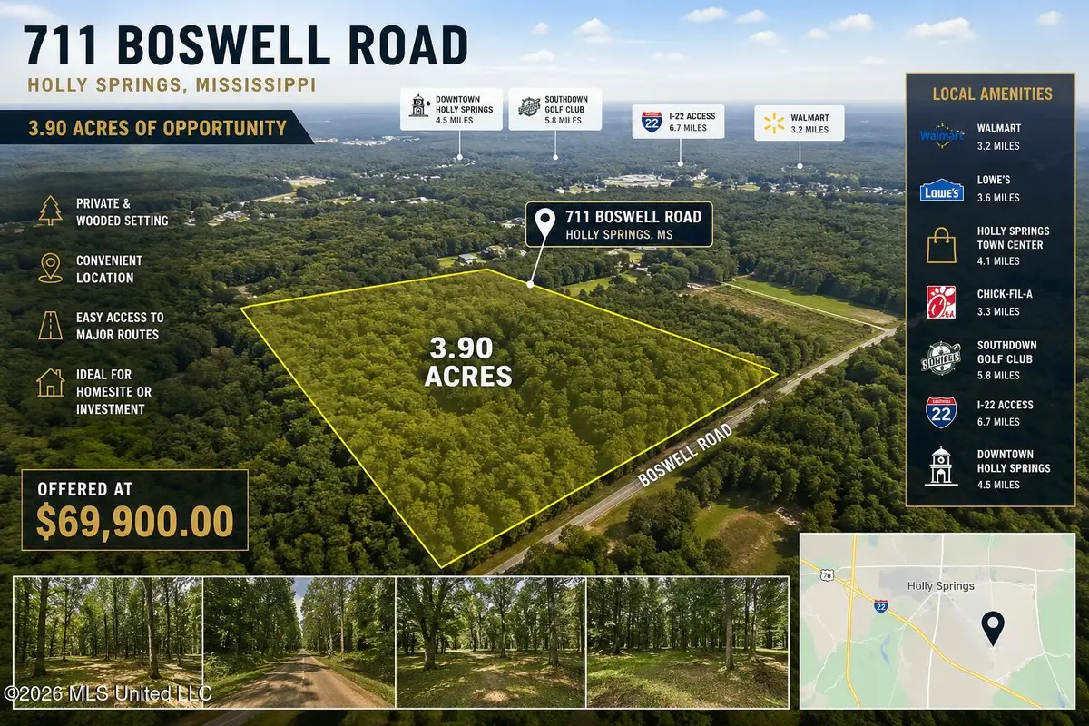711 Boswell Road, Holly Springs, MS 38635 - #1