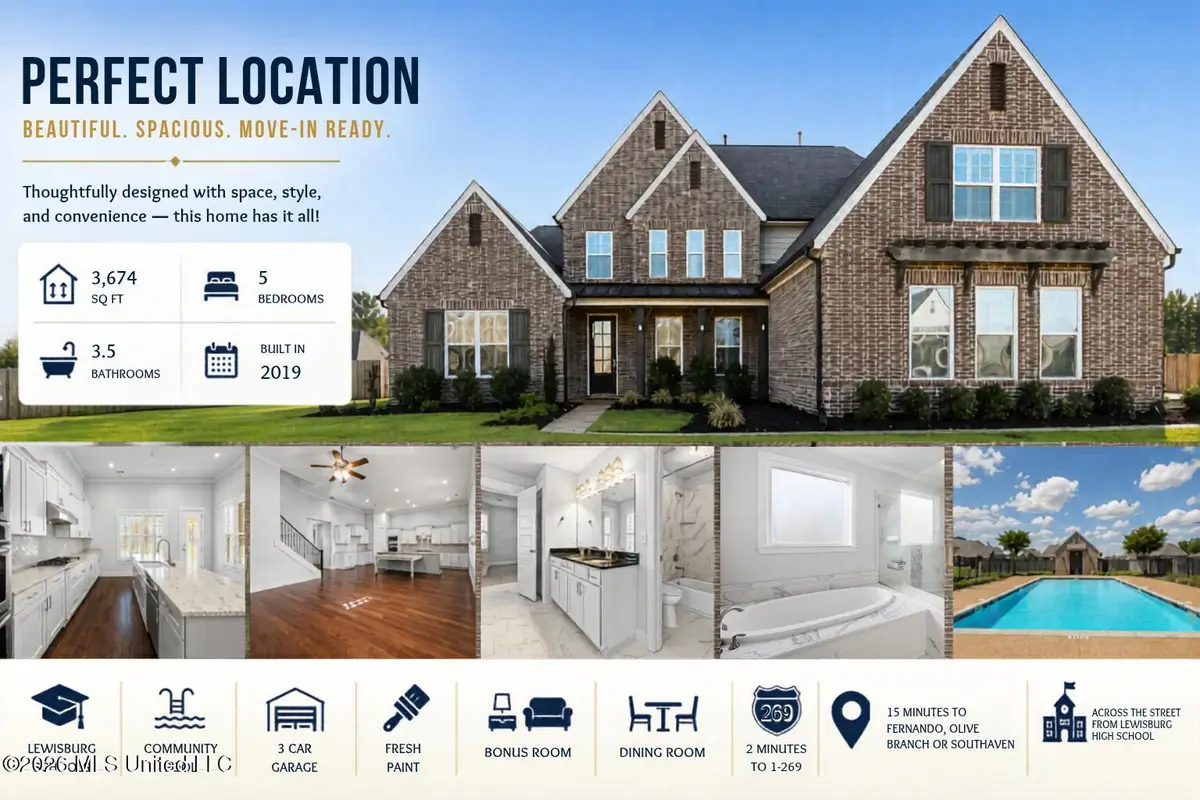 7198 E Harrier Drive, Olive Branch, MS 38654 - #1