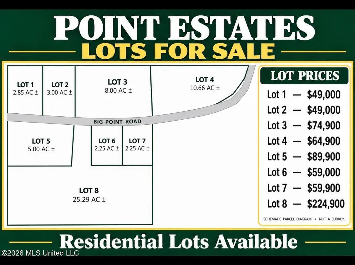 Lot 4 Big Point Road, Moss Point, MS 39562 - #1