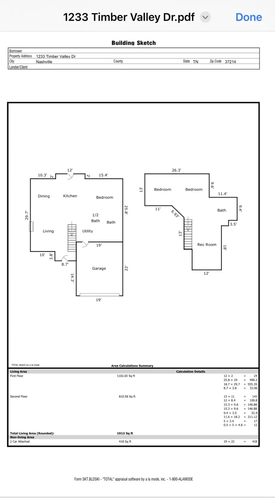 1233 Timber Valley Dr, Nashville, TN 37214 - #2