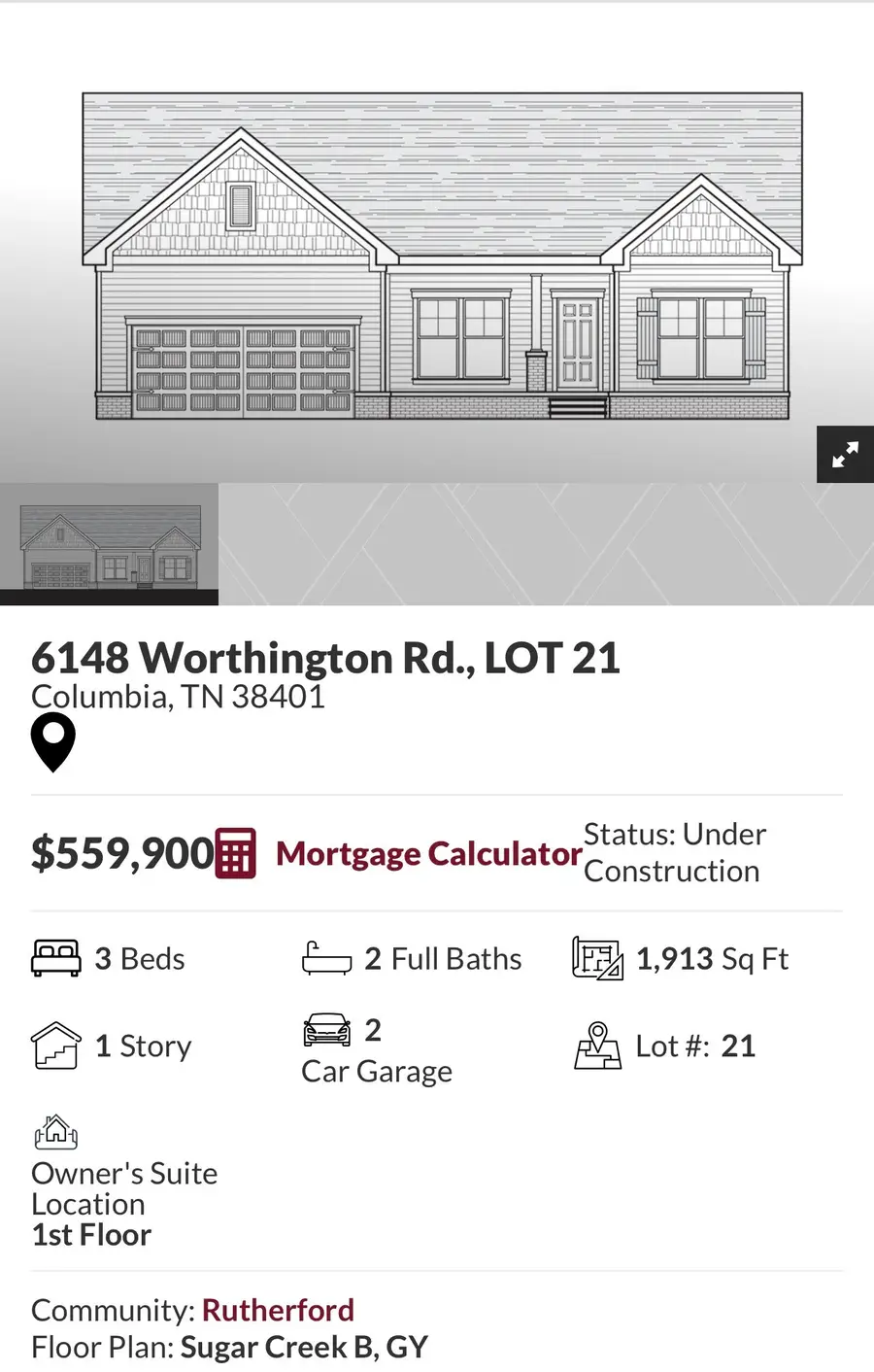 6148 Worthington Rd, Columbia, TN 38401 - #3