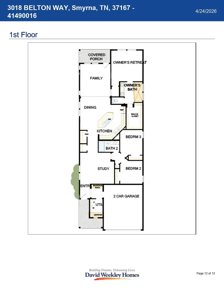 3018 Belton Way, Smyrna, TN 37167 - #3