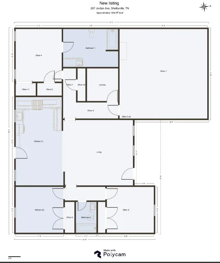 207 Jordan Ave, Shelbyville, TN 37160 - #3