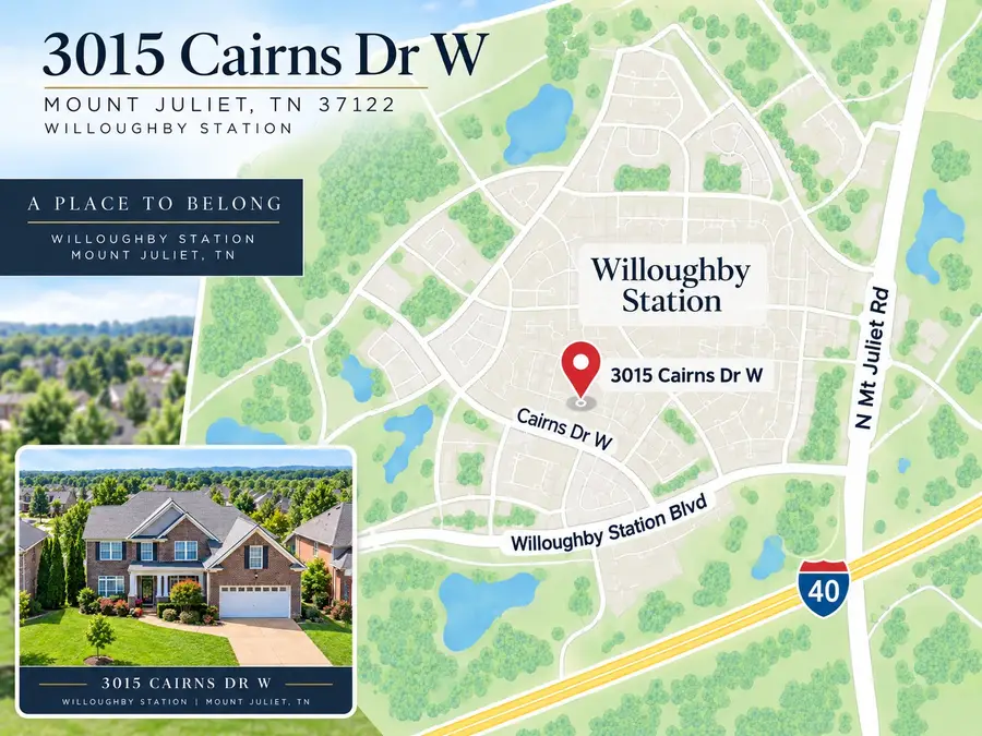 3015 Cairns Dr W, Mount Juliet, TN 37122 - #3