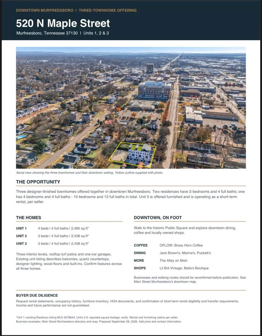 520 N Maple St, Murfreesboro, TN 37130 - #2