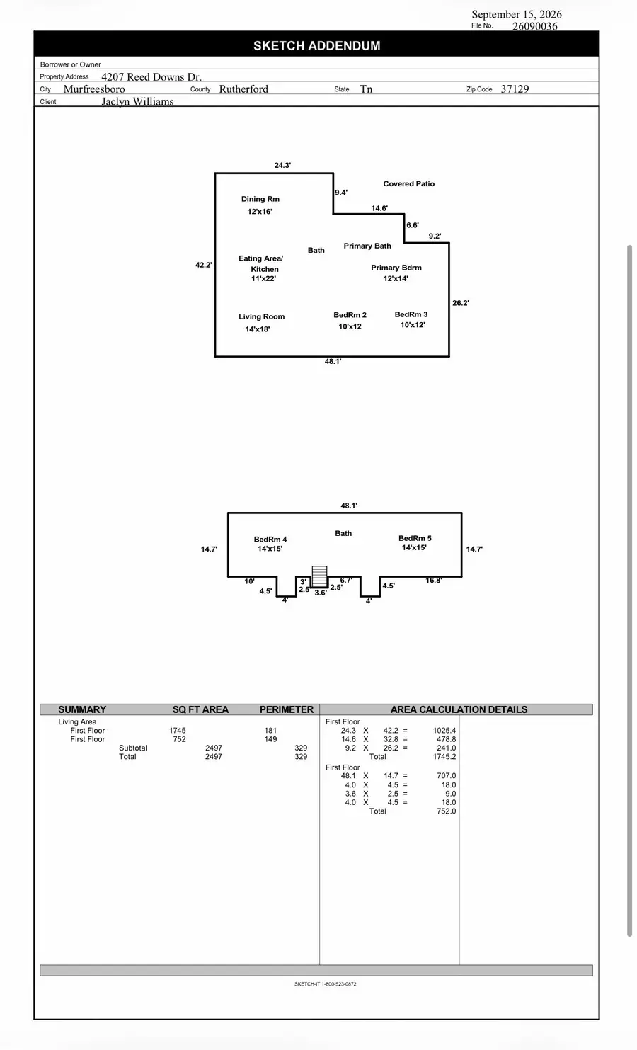 4207 Reed Downs Dr, Murfreesboro, TN 37129 - #2