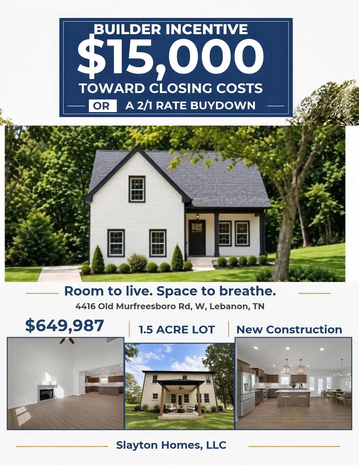 4412 Old Murfreesboro Rd W, Lebanon, TN 37090 - #1
