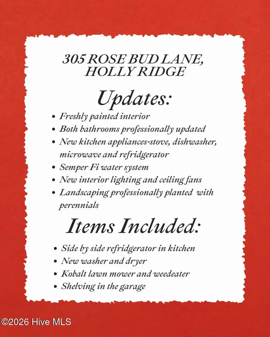 305 Rose Bud Lane, Holly Ridge, NC 28445 - Image #2