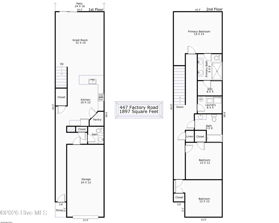 447 Factory Road, Hampstead, NC 28443 - #2