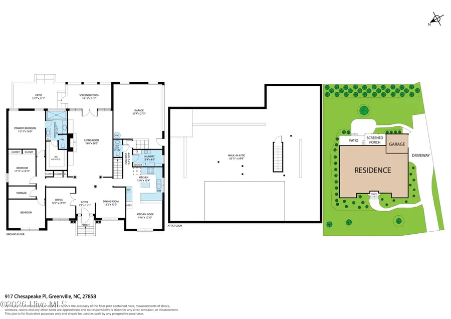 917 Chesapeake Place, Greenville, NC 27858 - #2