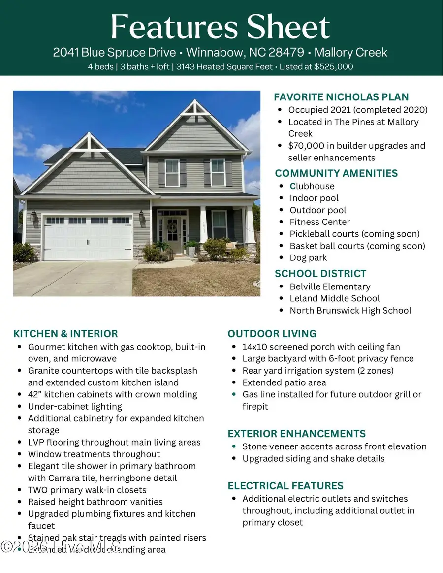 2041 Blue Spruce Drive, Winnabow, NC 28479 - #3