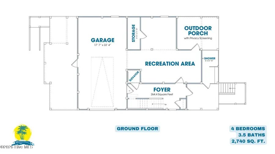 3318 W Dolphin Drive, Oak Island, NC 28465 - #3
