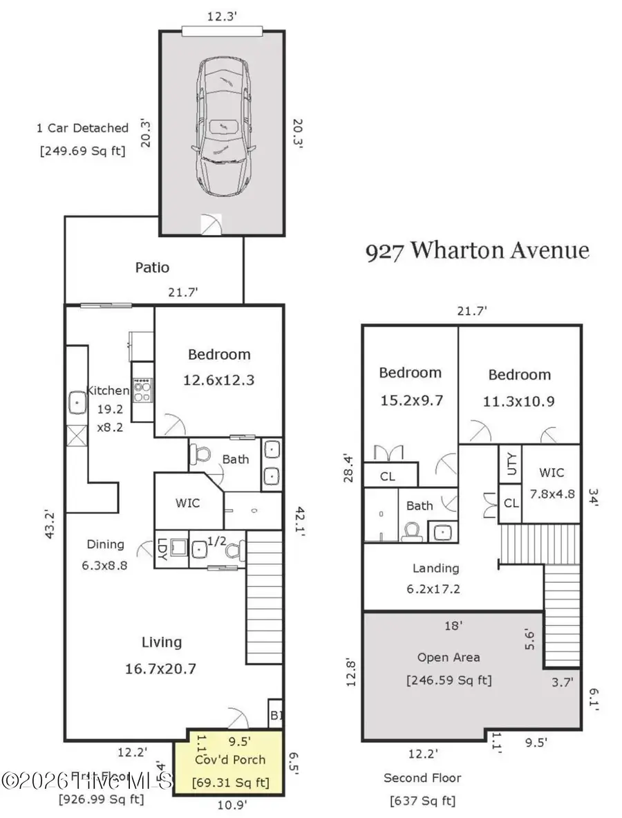 927 Wharton Avenue, Wilmington, NC 28412 - #2