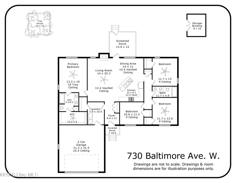 730 W Baltimore Avenue, Pinebluff, NC 28373 - #2