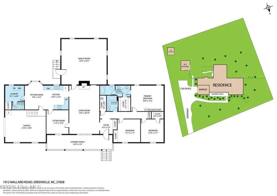 1912 Mallard Road, Greenville, NC 27858 - #2