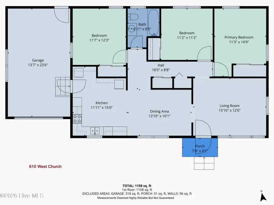 610 W Church Street, Beulaville, NC 28518 - #3