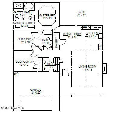 4014 Bluewater Boulevard, New Bern, NC 28562 - #3