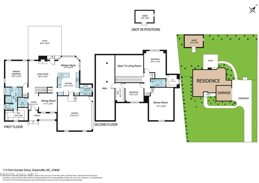 113 Fort Sumter Drive, Greenville, NC 27858 - #2