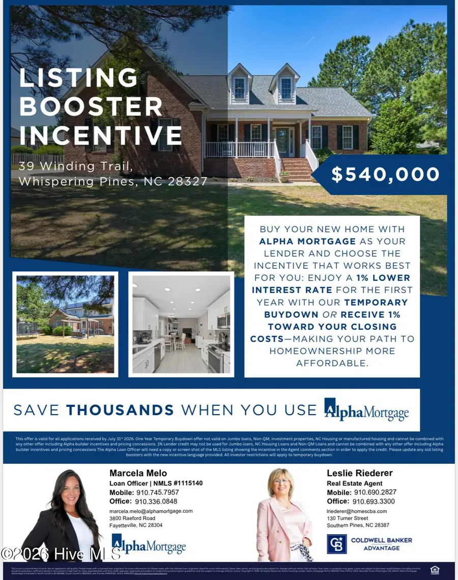 39 Winding Trail, Whispering Pines, NC 28327 - #2