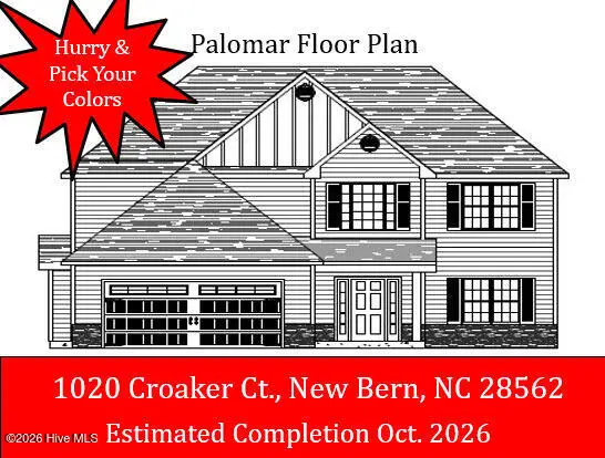 1020 Croaker Court, New Bern, NC 28562