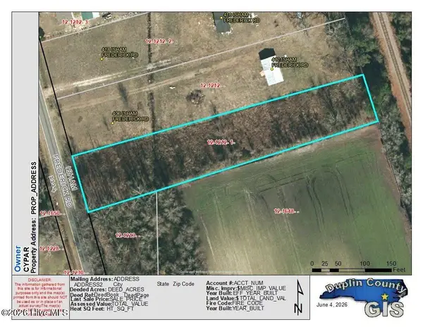 Lot 1 Isham Frederick Road, Magnolia, NC 28453