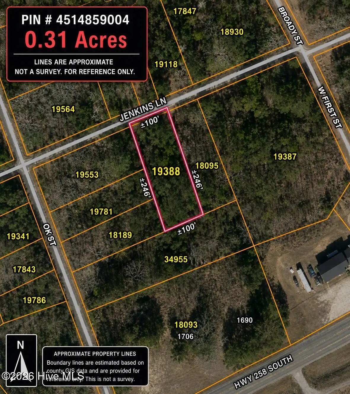 0.31 Ac Jenkins Lane, Kinston, NC 28504 - #1