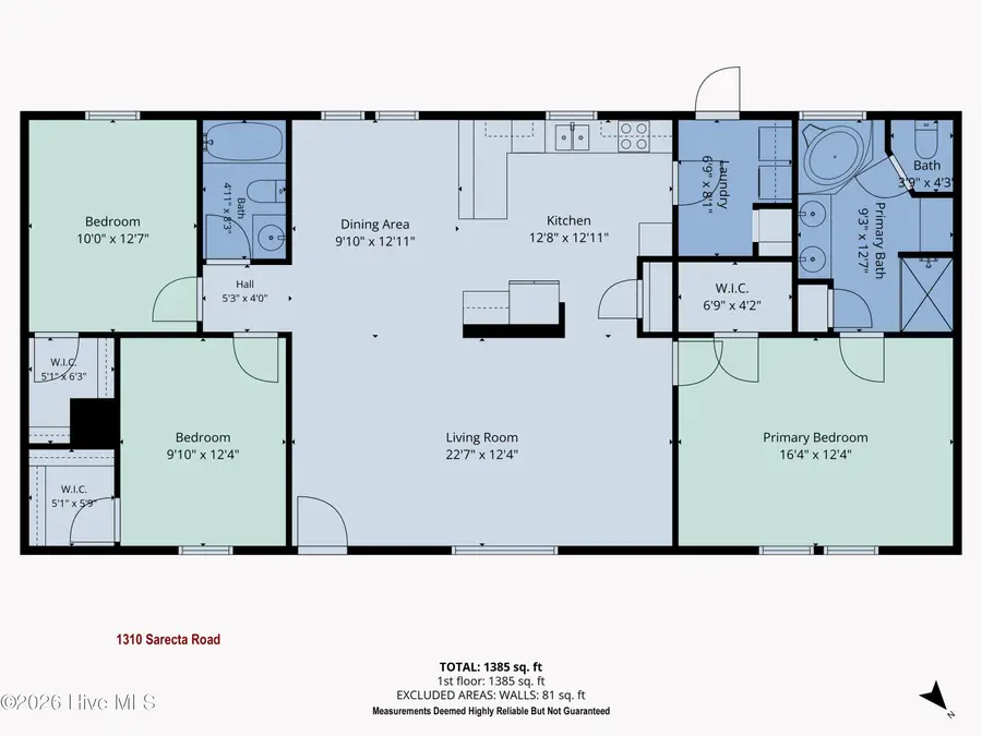 1310 Sarecta Road, Pink Hill, NC 28572 - #3