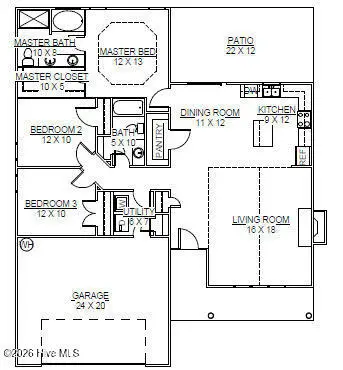 1004 Croaker Court, New Bern, NC 28562 - #3