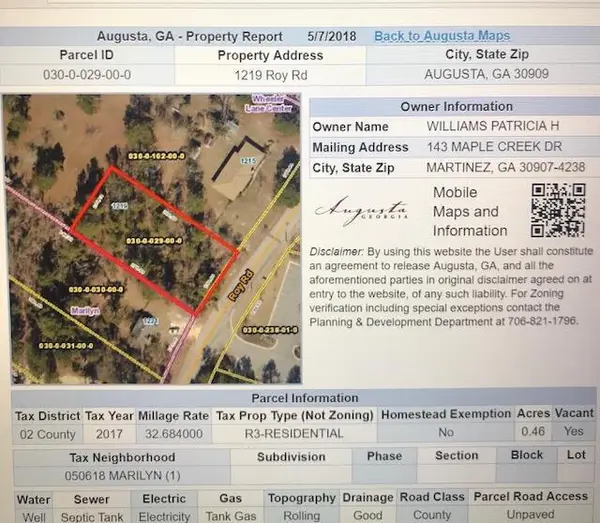 1219 Roy Road, Augusta, GA 30909