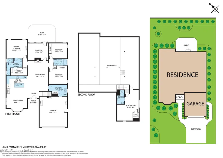 3738 Prestwick Place, Greenville, NC 27834 - #2
