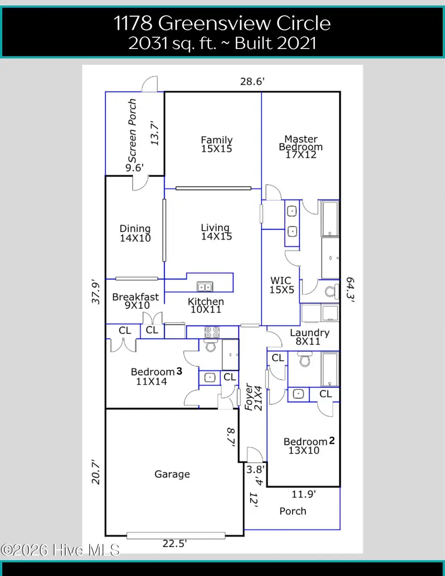 1178 Greensview Circle, Leland, NC 28451 - #2
