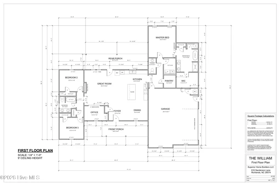 1192 N Williams Road, Pink Hill, NC 28572 - #2