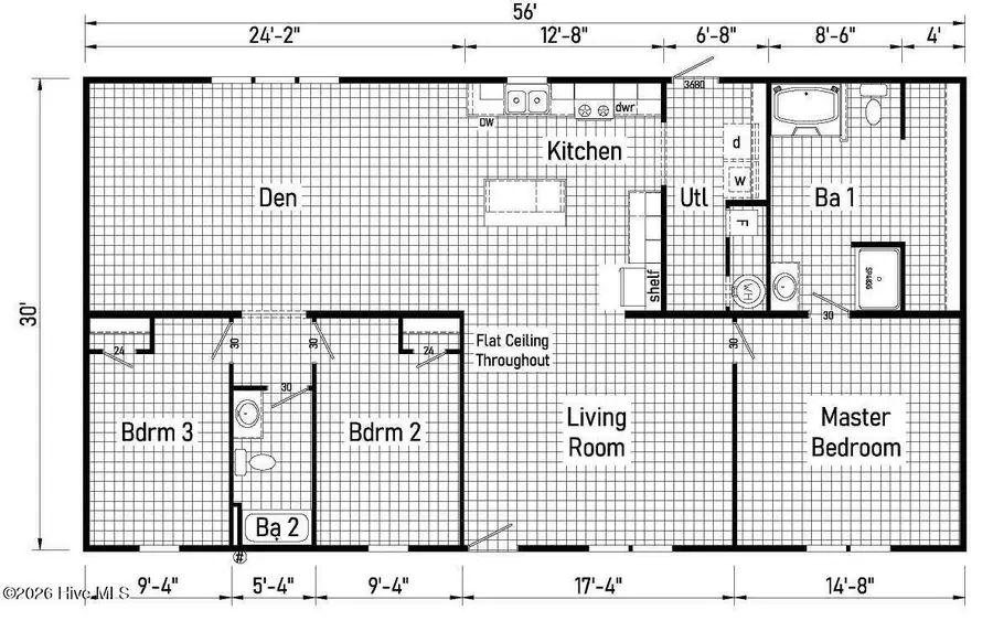 1589 Indian Springs Road, Mount Olive, NC 28365 - #2