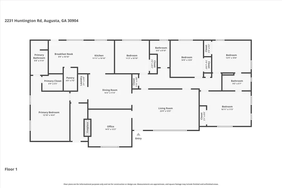 2231 Huntington Road, Augusta, GA 30904 - #2