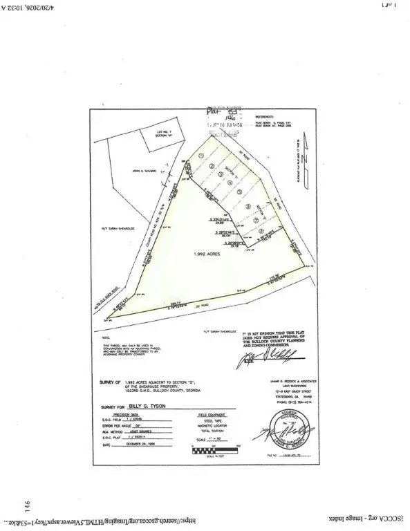 0 Shearouse Landing Road, Brooklet, GA 30415