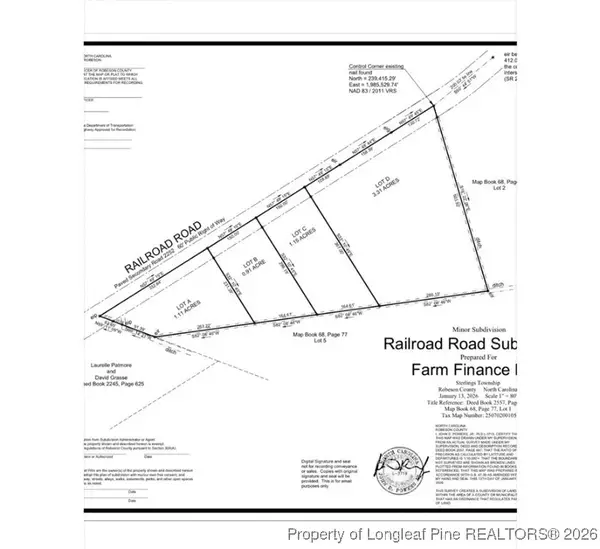 Lot D Railroad Road, Orrum, NC 28369