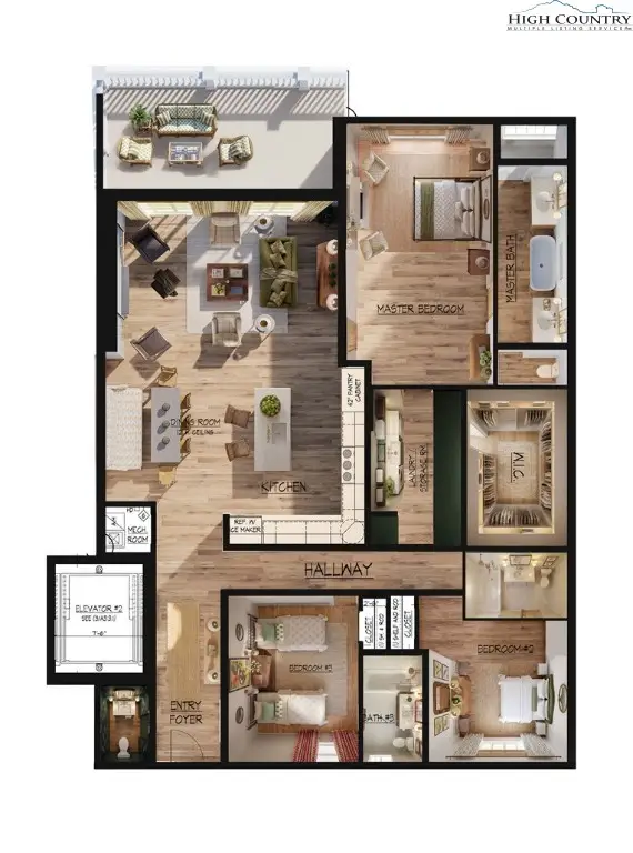TBD The Raynor Condos #2-A, Blowing Rock, NC 28605 - Image #3