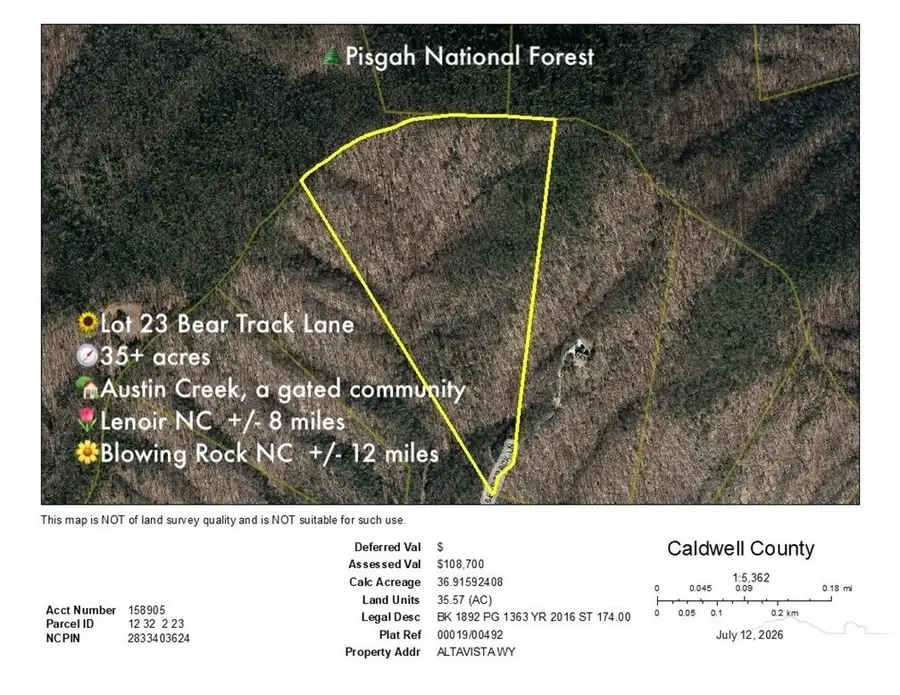 35 Acres Lot 23 Bear Track Lane, Lenoir, NC 28645 - #3