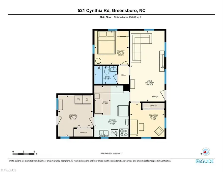 521 Cynthia Road, Greensboro, NC 27406 - #2