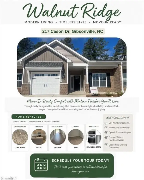 217 Cason Drive, Gibsonville, NC 27249
